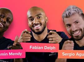 Mendy, Delph y Agüero pasaron un buen rato gracias a Tinder. YouTube/Tinder