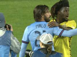 Minutos finais de Pirlo. Twitter/EuroSport