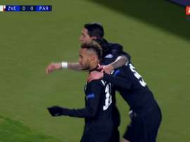 Le but de Cavani. ESPN