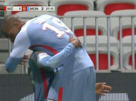 Diakhaby anotó el segundo del Mónaco al Niza. ESPN