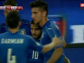 Lorenzo Insigne est l'auteur d'un but splendide. Twitter/ESPN