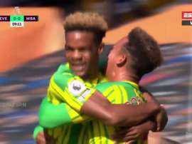 Diangana puso por delante al WBA en Goodison Park. Captura/ESPN