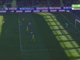 Con un puñado de pases el Frosinone sacó los colores al Milan. Futbol2