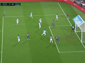 Cruzamento de Digne ultrapassou a linha de fundo. beINSports