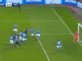 Stones colocou o placar em 1-2. eirSport1