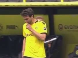 Hummels, ne respecte pas le protocole sanitaire. Movistar+
