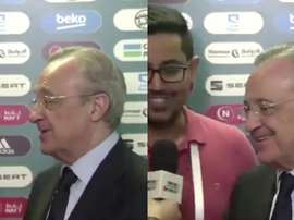 Florentino ironizou sobre Paul Pogba. Capturas/RiyadiyaTv