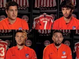 Assim os jogadores do Atlético encaram o dérbi. Capturas/Atleti