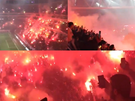 Más de 40.000 personas apoyaron al Galatasaray. Captura/GalatasaraySK