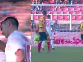Dybala a prolongé sa bonne forme mais Lecce a répondu. Capture/Movistar