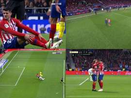 Infortunio di Morata e goal di Griezmann. Capturas/beINSports