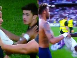 Una curiosa imagen. Captura/beINSports