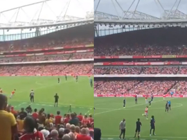 Ceballos a débuté sous une ovation. Capture/ArtdeRoche