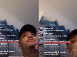 He could have announced his signing for United. Instagram/sanchooo10