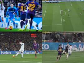 Le Camp Nou réclamait une faute sur Messi. Capture/beINSports