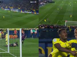 Le but du Camerounais. Capture/Beinsport
