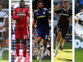 El Fulham y sus cinco pieles. TheGuardian/Rex/Getty/PA