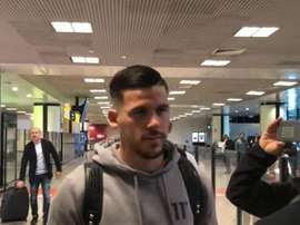 Carles Perez est arrivé à Rome. Captura/PagineRomaniste
