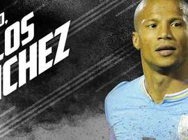 Carlos Sanchez no Santos. Twitter @SantosFC
