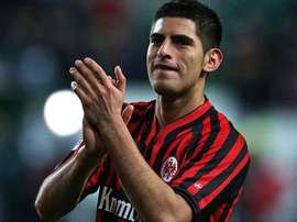 Carlos Zambrano, jugador del Eintracht de Frankfurt. EFE