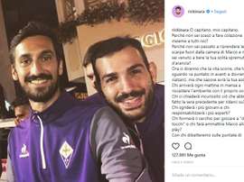 Fiorentina's Saponara in emotional Astori tribute. Instagram @Rickinara