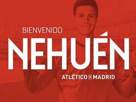 Nehuén répondra sous les ordres de Simeone. Twitter/Atleti