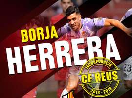 Borja Herrera ya es jugador del Reus. Twitter/CFReusDeportiu