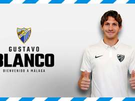 Gustavo Blanco, nuevo jugador del Málaga. MálagaCF