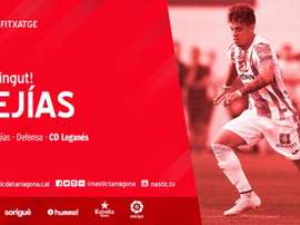 Mejías jugará cedido en el Nàstic de Tarragona. Twitter/NasticTarragona