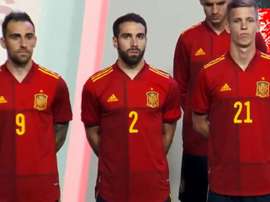 Dani Carvajal avoided questions about Gareth Bale. Screenshot/RFEF