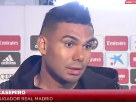 Casemiro n'a été expulsé qu'avec l'équipe du Brésil. Capture/Gol
