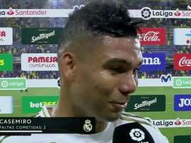 Madrid is lost without Casemiro. Captura/Movistar