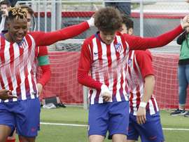 Griezmann sent Roro a message. AtleticodeMadrid/Alberto Molina