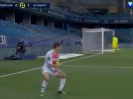 Ben Yedder dobló la ventaja en el marcador para el Mónaco. Captrua/VSport3