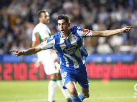 Carlos Fernández y Borja Valle fueron los goleadores del Dépor. LaLiga