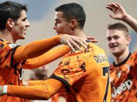 Morata très fier de jouer avec Dybala et Ronaldo. EFE