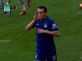 Pedro ouvre le score. Captura/ESPN