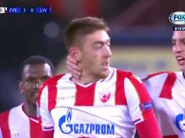 Pavkov a blessé Liverpool en sept minutes. FoxSports