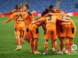 El Valencia superó a la Real en San Sebastián. LaLiga
