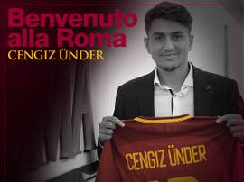 Ünder, o novo jogador da Roma. Twitter/ASRoma