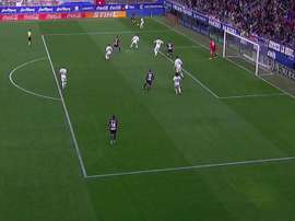 Sergi Enrich marque le but du 2-0 à Ipurua. Capture/BeINSports