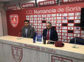 Palacios seguirá hasta junio de 2023. Twitter/CDNumancia