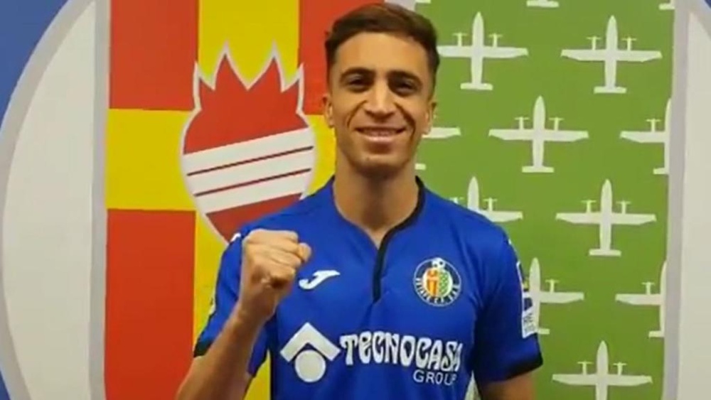 Chakla, presentado en el Getafe. Captura/GetafeCF