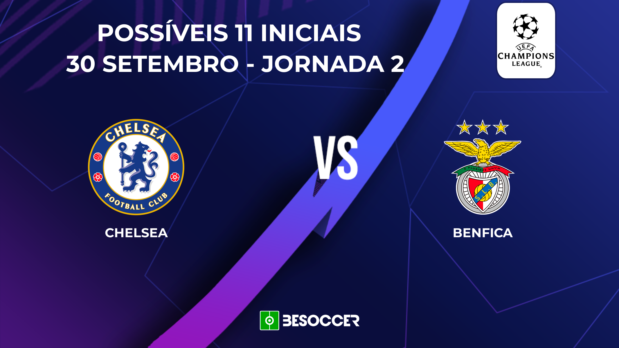 Chelsea - Benfica: Veja as prováveis escalações