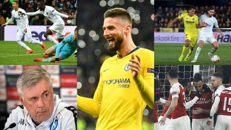 Chelsea, Arsenal y Nápoles, los rivales más duros de los españoles en Europa League. BeSoccer/EFE