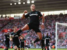 Javier Hernandez got the crucial goal. WestHam