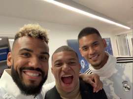 Aréola a 'célébré' la victoire du PSG. Captura/mr.choupo