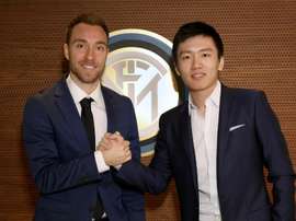 Eriksen já é da Inter. Twitter/Inter
