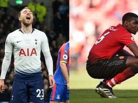 Eriksen has refused to join Man U so Pogba will stay at Old Trafford. Montaje/AFP