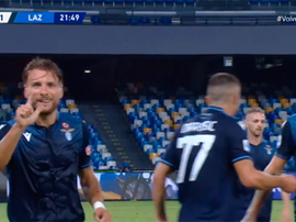 Immobile has gone level with Higuain and scored 36 goals in a Serie A season. Captura/Vamos